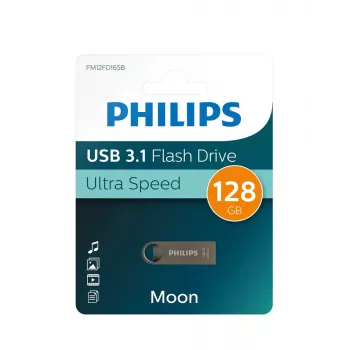 Philips Moon Edition 3.1 USB flash disk 128 GB USB Type-A 3.2 Gen 1 (3.1 Gen 1) sivá