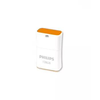 Philips Pico USB kľúč 128 GB USB Type-A 2.0 oranžový, biely