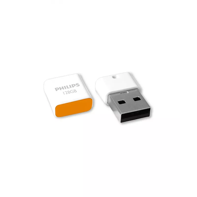Philips Pico USB kľúč 128 GB USB Type-A 2.0 oranžový, biely