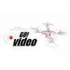 Revell 23858 kamerový dron kvadrokoptéra GO! VIDEO 2.4 GHz RTF červená/biela