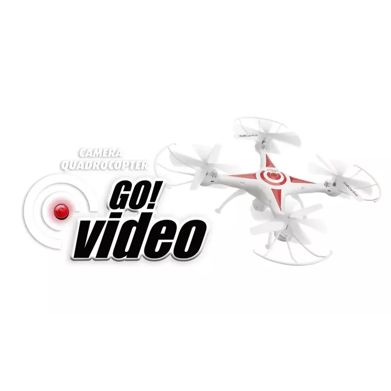 Revell 23858 kamerový dron kvadrokoptéra GO! VIDEO 2.4 GHz RTF červená/biela