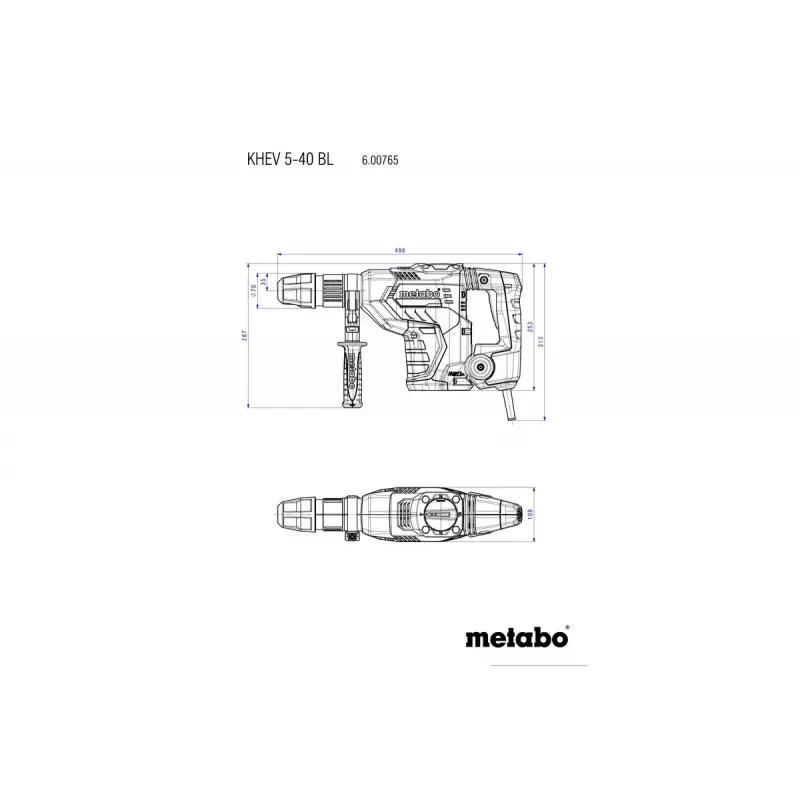 Metabo KHEV 5-40 BL vŕtacie kladivo