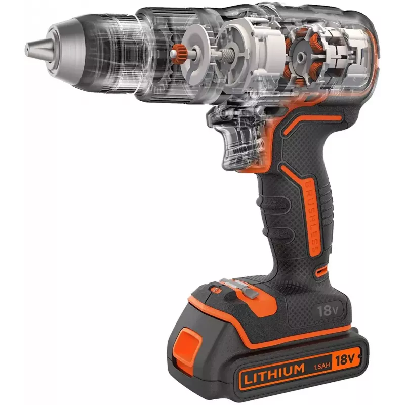 Akumulátorový skrutkovač Black & Decker BL188KB-QW 18V Lithium, oranžová