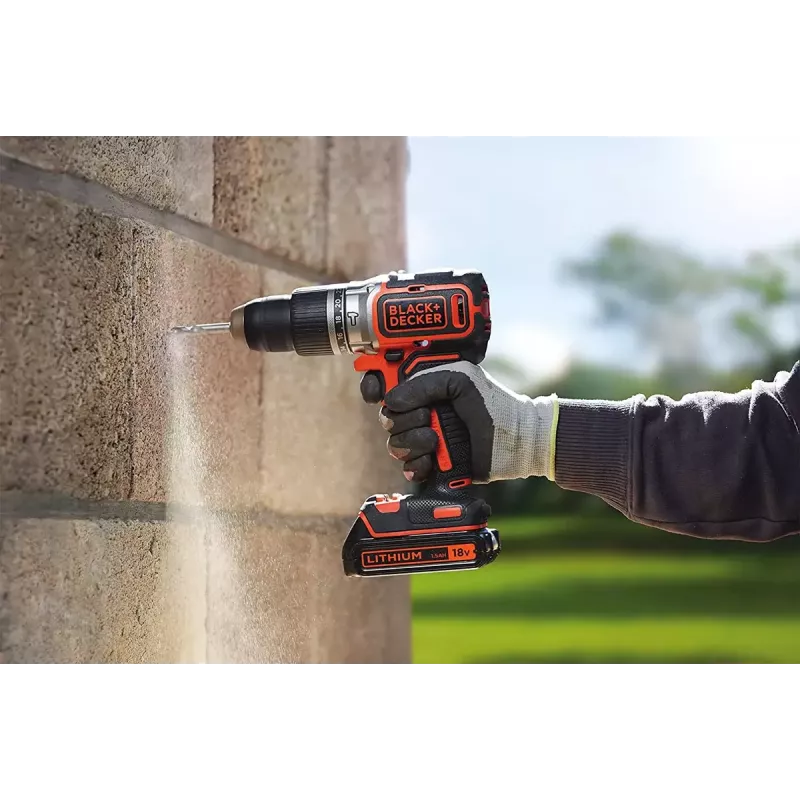 Akumulátorový skrutkovač Black & Decker BL188KB-QW 18V Lithium, oranžová