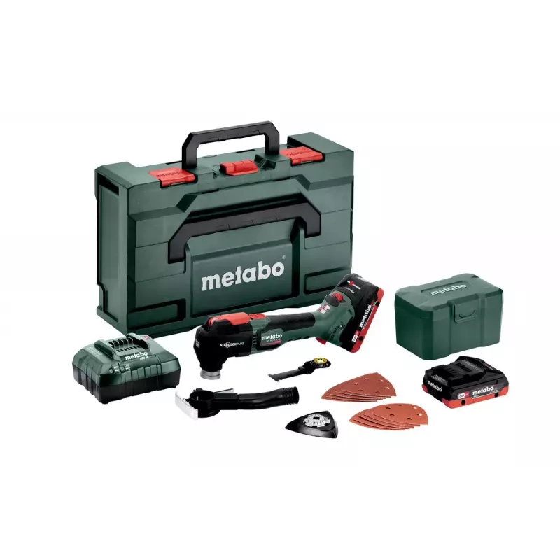 Metabo MT 18 LTX BL QSL akumulátorové oscilačné multifunkčné náradie, 18 V, s 2 akumulátormi