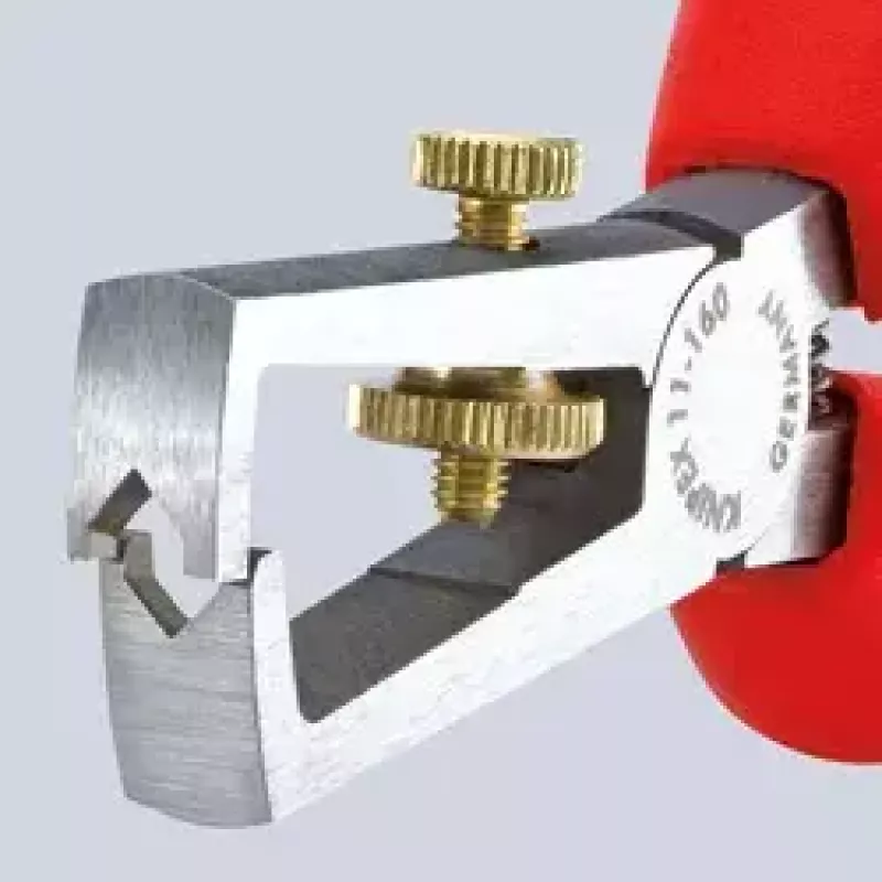 Knipex 11 06 160 T izolované odizolovacie kliešte s otváracou pružinou, 160 mm