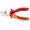 Knipex 11 06 160 T izolované odizolovacie kliešte s otváracou pružinou, 160 mm