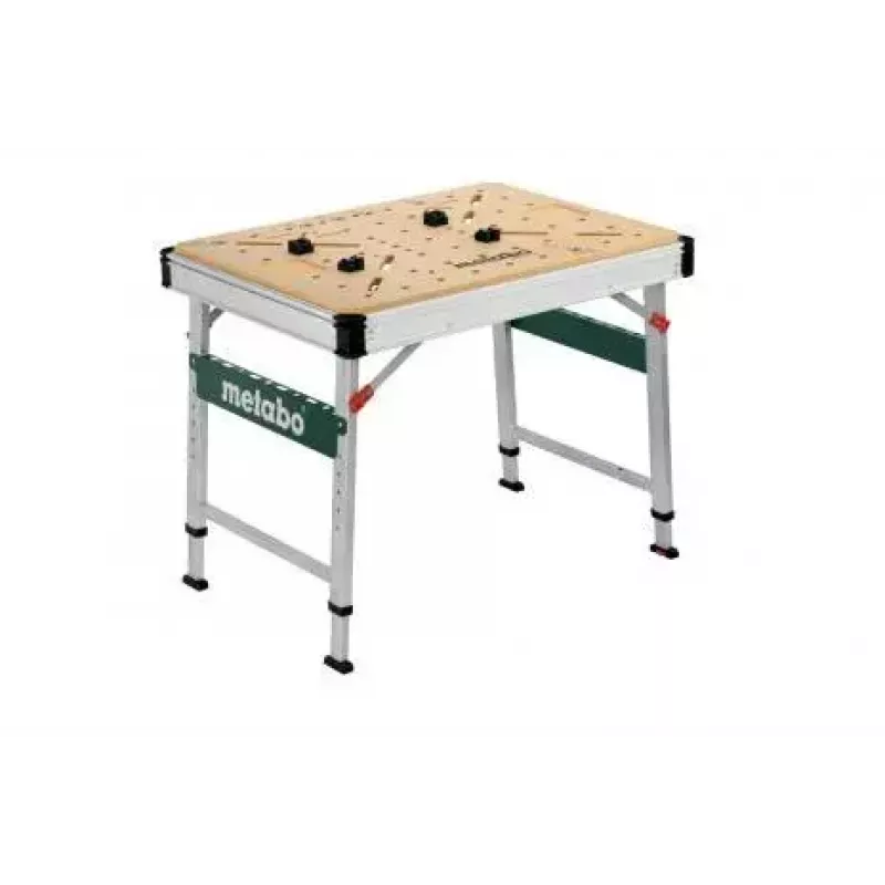 Vonkajší stôl Metabo MWB 100 béžový metalický obdĺžnikový 710 mm šírka