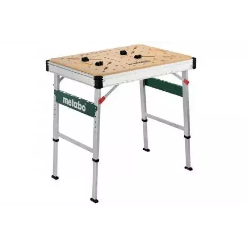 Vonkajší stôl Metabo MWB 100 béžový metalický obdĺžnikový 710 mm šírka