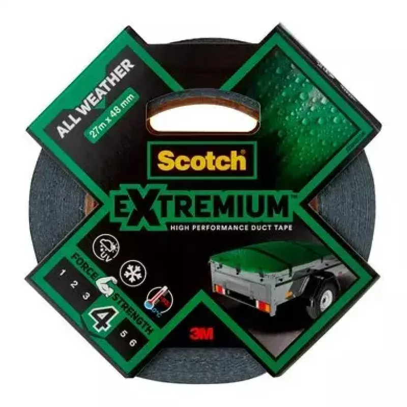 3M Extremium Tape sivá 27,4 m zväzovanie oprava vodotesná