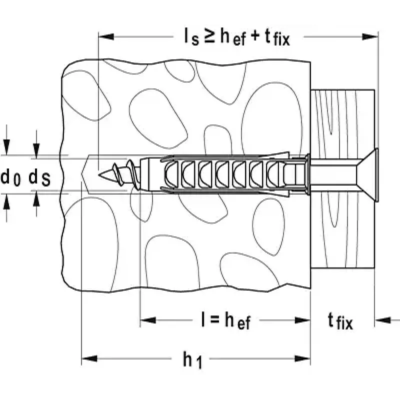 Hmoždinka Fischer SX 14 x 70