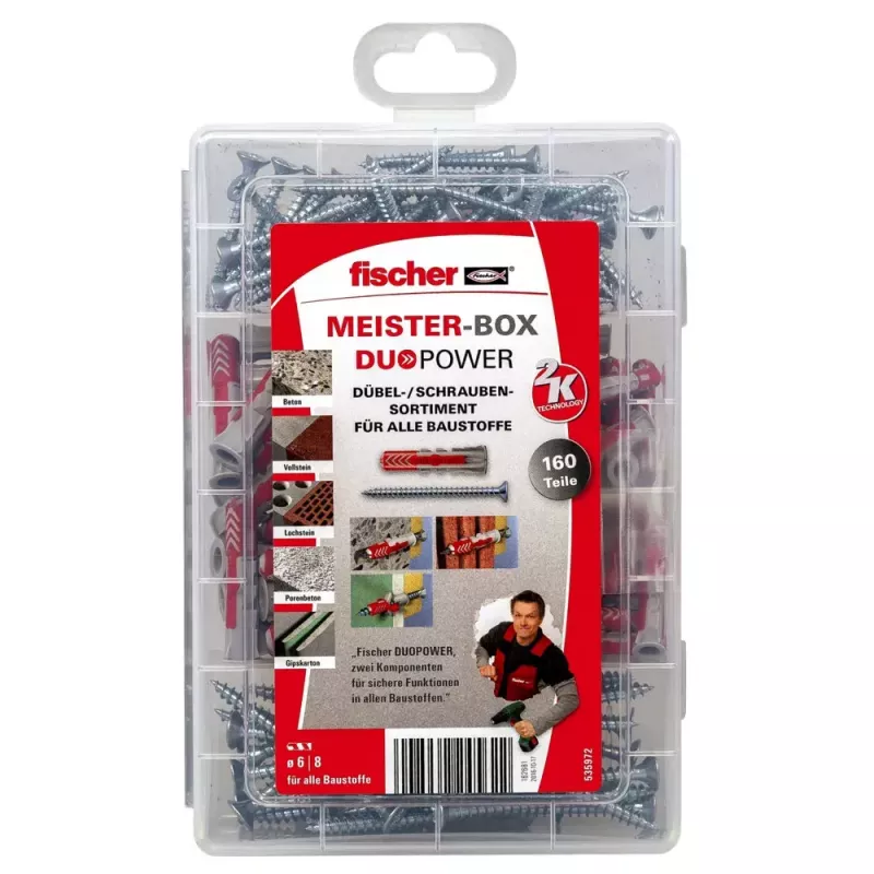 Rozpínacia kotva Fischer MEISTER-BOX DUOPOWER + skrutky