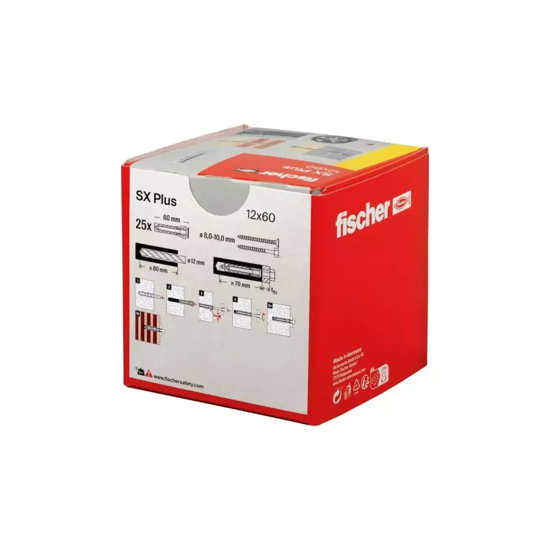 Rozpínacia hmoždinka Fischer 568012 60 mm nylon 25 kusov