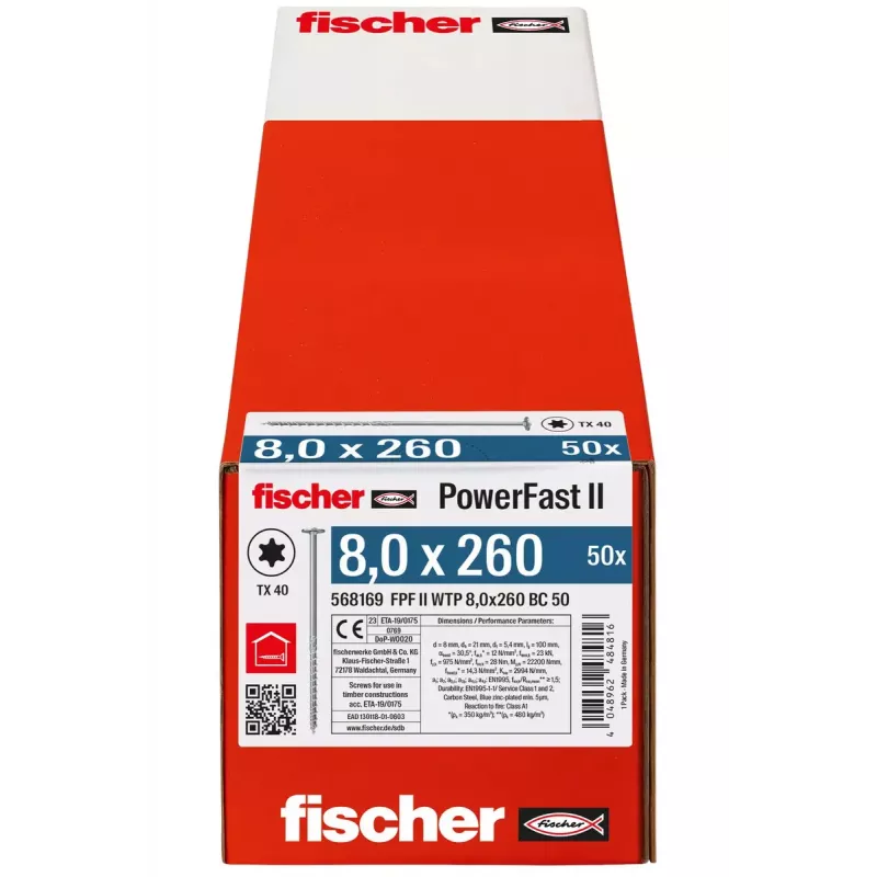 Skrutka/svorník Fischer 568169 50 ks