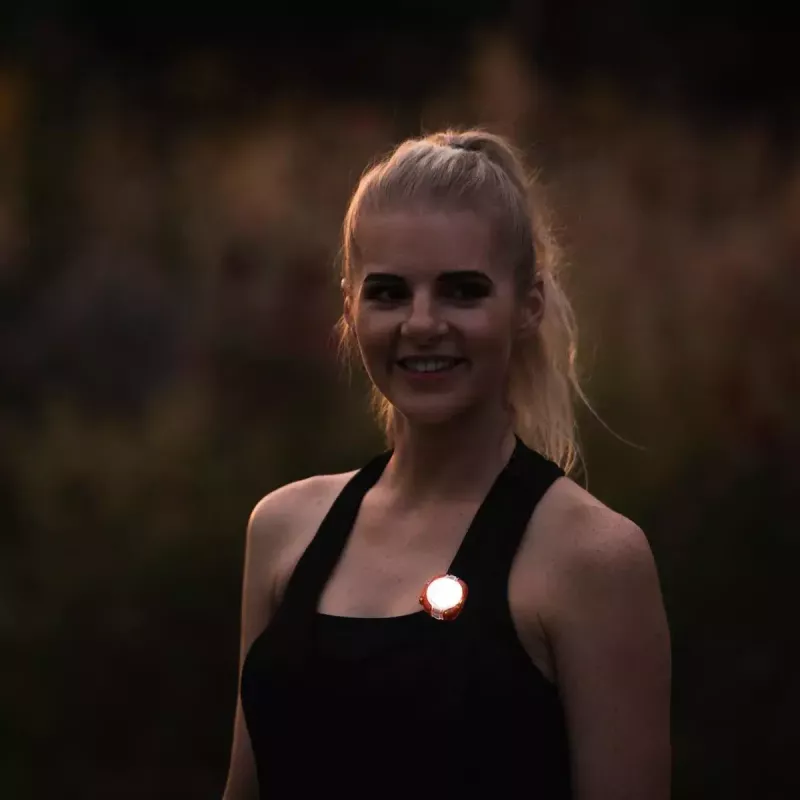 Čelová lampa GP Batterien CH31002 ružová