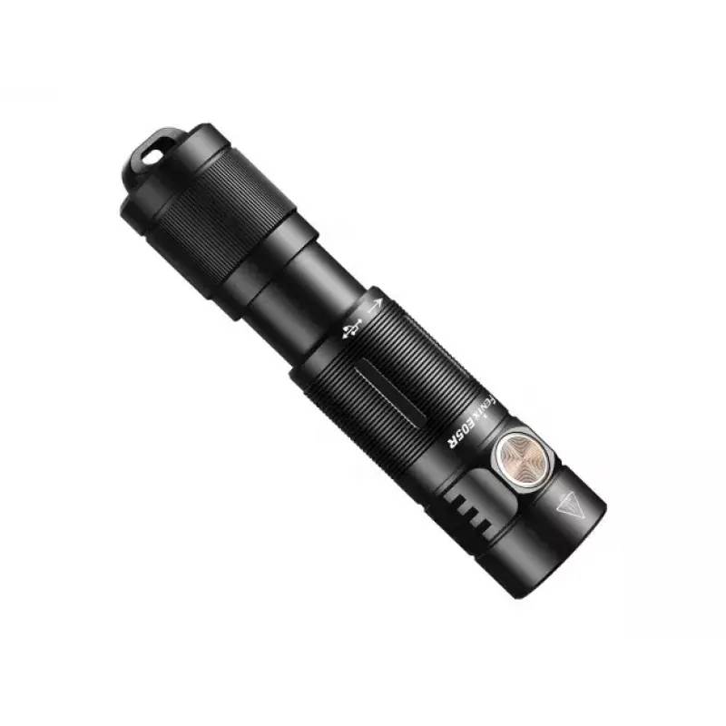 Baterka Fenix E05R čierna ručná baterka LED duralumínium IP68 30 h