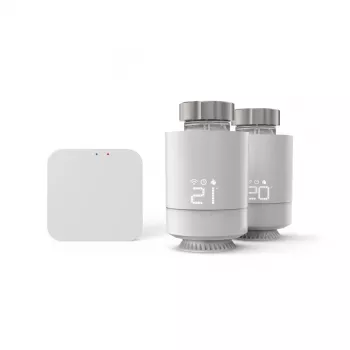 Hama inteligentná súprava na ovládanie vykurovania cez Wi-Fi, 2 x inteligentná radiátorová termostatická hlavica + hub (00176662)