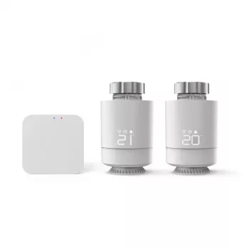 Hama inteligentná súprava na ovládanie vykurovania cez Wi-Fi, 2 x inteligentná radiátorová termostatická hlavica + hub (00176662)