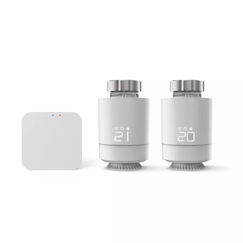 Hama inteligentná súprava na ovládanie vykurovania cez Wi-Fi, 2 x inteligentná radiátorová termostatická hlavica + hub (00176662)