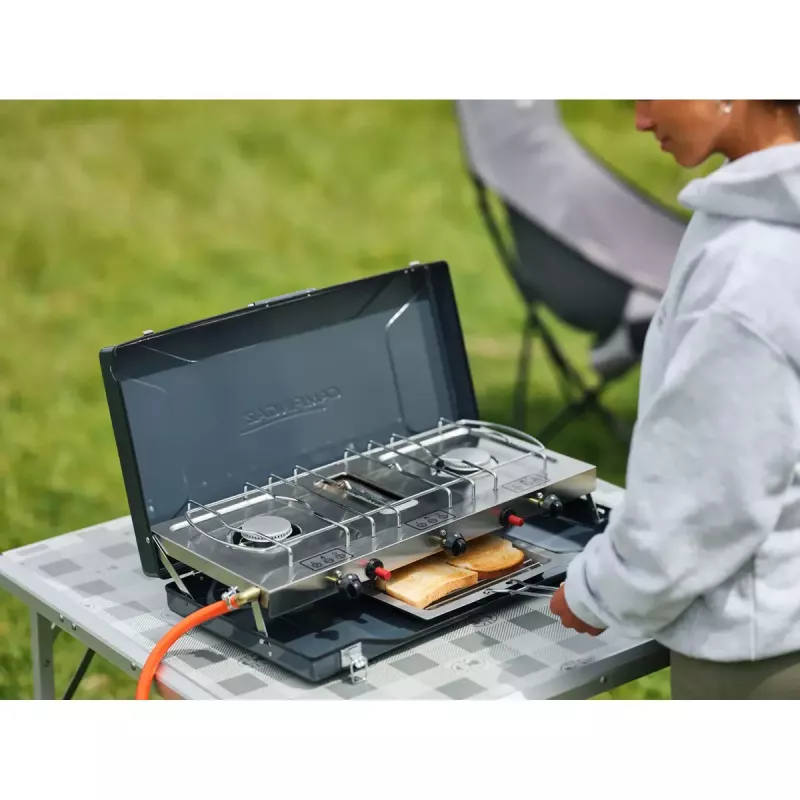 Camping Kitchen 2 Grill & Go CV Campingaz obdĺžnikový kov 490x350x100 mm