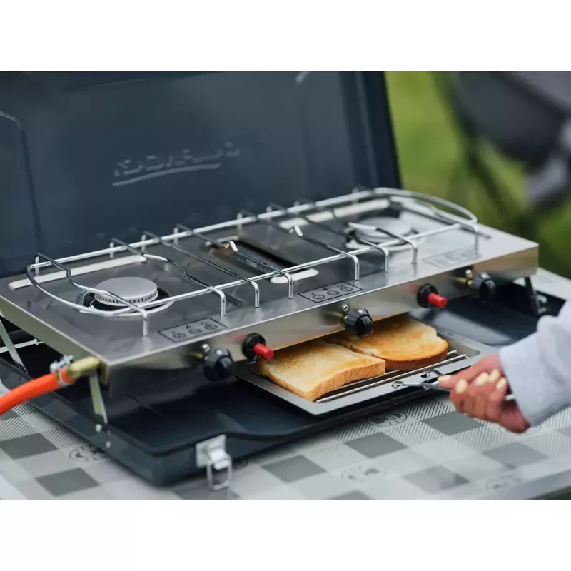 Camping Kitchen 2 Grill & Go CV Campingaz obdĺžnikový kov 490x350x100 mm