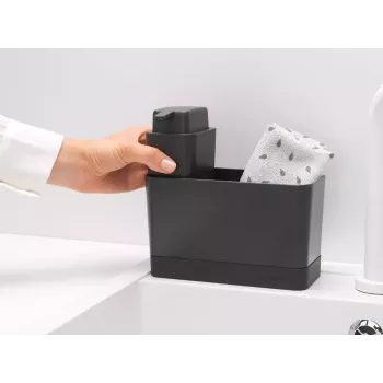 Organizér do kúpeľne Brabantia 302602 sivý