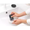 Brabantia 302626 kefa na riad s dávkovačom mydla, tmavosivá