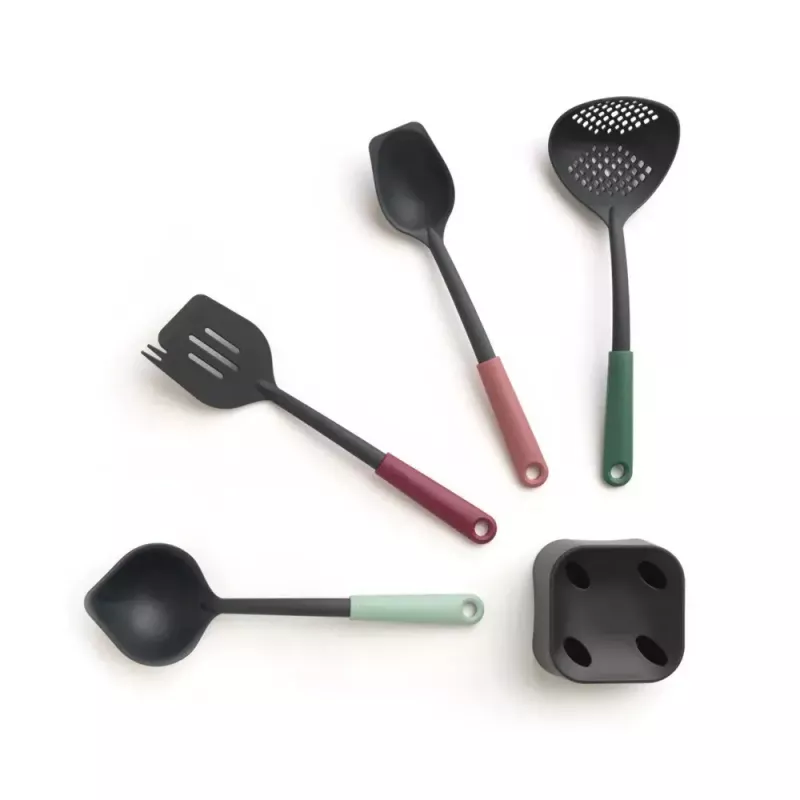 Brabantia Tasty+ 5 ks čierna zelená červená tepelne odolná do 220 °C