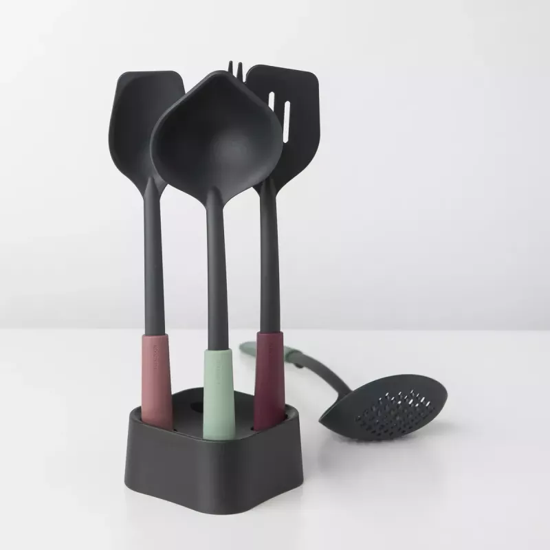 Brabantia Tasty+ 5 ks čierna zelená červená tepelne odolná do 220 °C