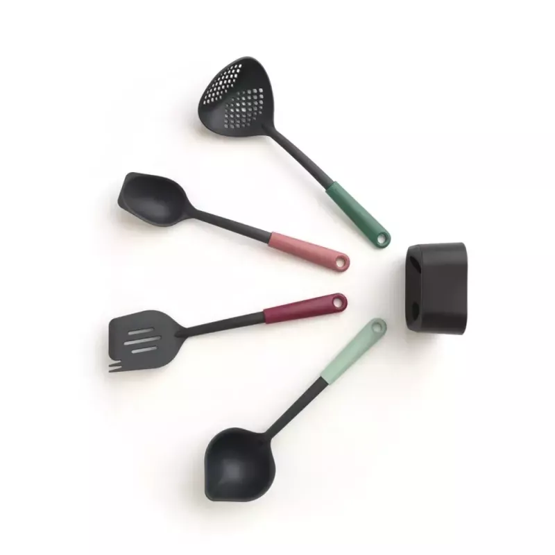 Brabantia Tasty+ 5 ks čierna zelená červená tepelne odolná do 220 °C