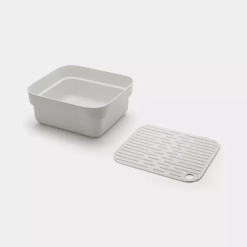 Umývadlo Brabantia 302688 sivé obdĺžnikové 374x344x161 mm