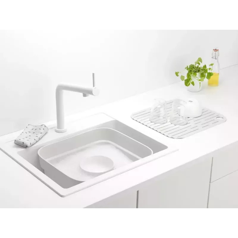 Umývadlo Brabantia 302688 sivé obdĺžnikové 374x344x161 mm