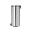 Pedal Bin Brabantia newIcon okrúhly brúsená oceľ priemer 30 cm