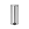 Pedal Bin Brabantia newIcon okrúhly brúsená oceľ priemer 30 cm