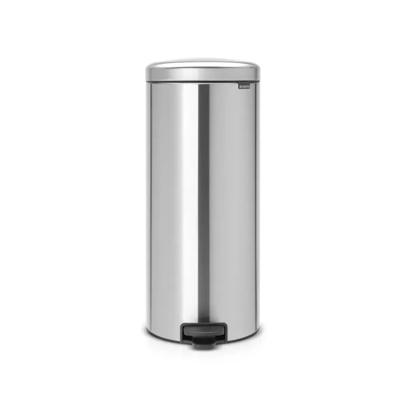 Pedal Bin Brabantia newIcon okrúhly brúsená oceľ priemer 30 cm