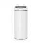 Odpadkový kôš Touch Bin Brabantia 30L okrúhly plast nerezová oceľ biely