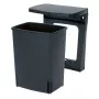 Brabantia 10L Black Waste Bin 260mm Width 210mm Depth 330mm Height