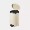 Brabantia NewIcon 20 L okrúhly béžový odpadkový kôš