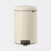 Brabantia NewIcon 20 L okrúhly béžový odpadkový kôš