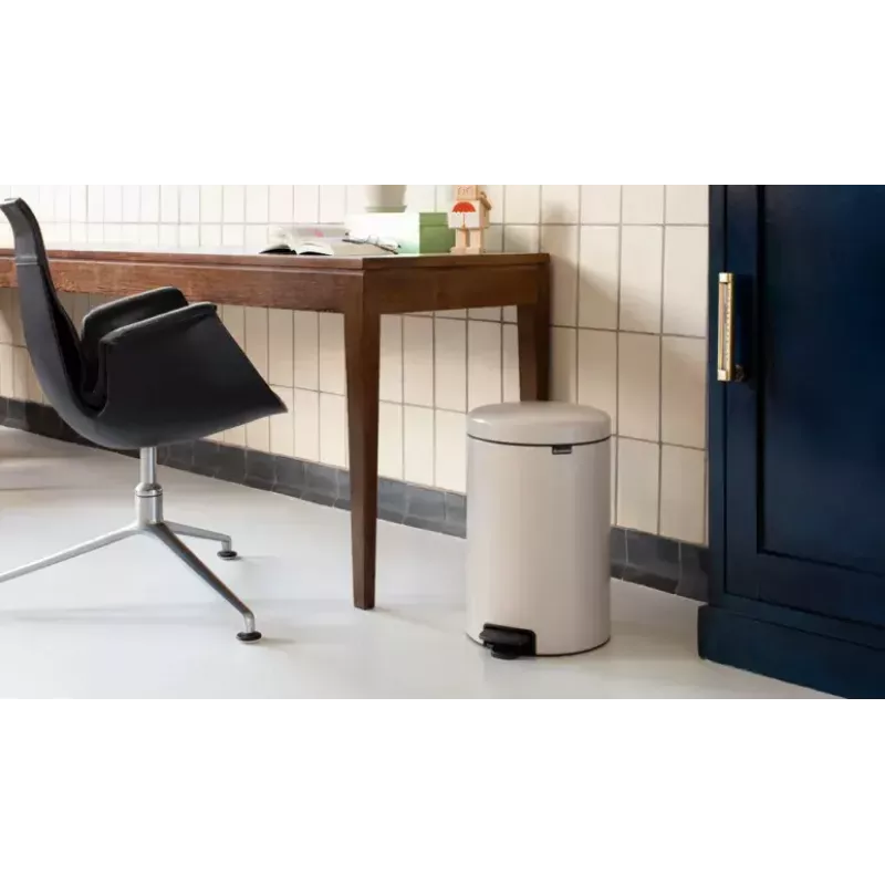 Brabantia NewIcon 20 L okrúhly béžový odpadkový kôš