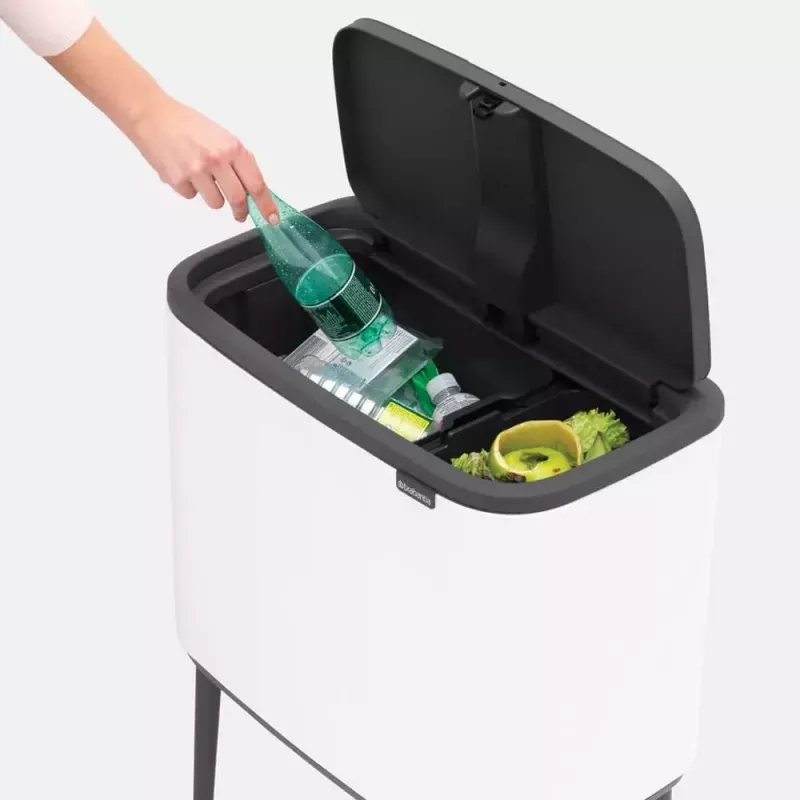 Odpadkový kôš Brabantia 313547 34 L obdĺžnikový plast biely