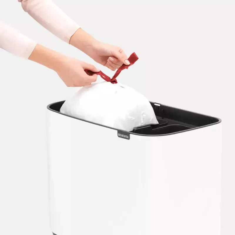 Odpadkový kôš Brabantia 313547 34 L obdĺžnikový plast biely