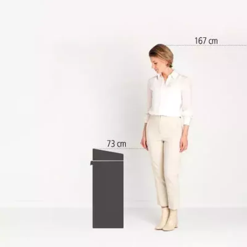 Touch Bin oválny oceľ Brabantia 100680