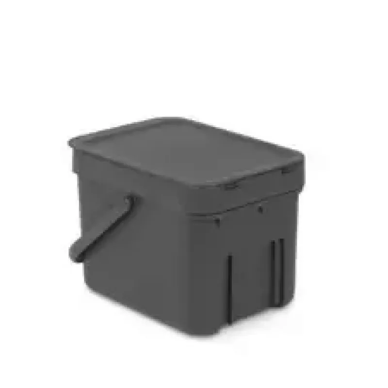 Odpadkový kôš Brabantia 109720 6L obdĺžnikový sivý