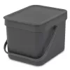 Odpadkový kôš Brabantia 109720 6L obdĺžnikový sivý