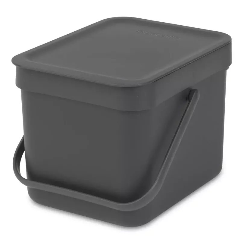 Odpadkový kôš Brabantia 109720 6L obdĺžnikový sivý