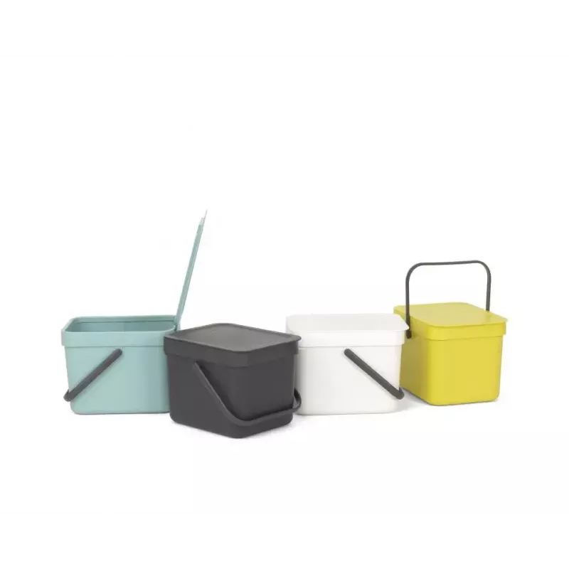 Odpadkový kôš Brabantia 109720 6L obdĺžnikový sivý