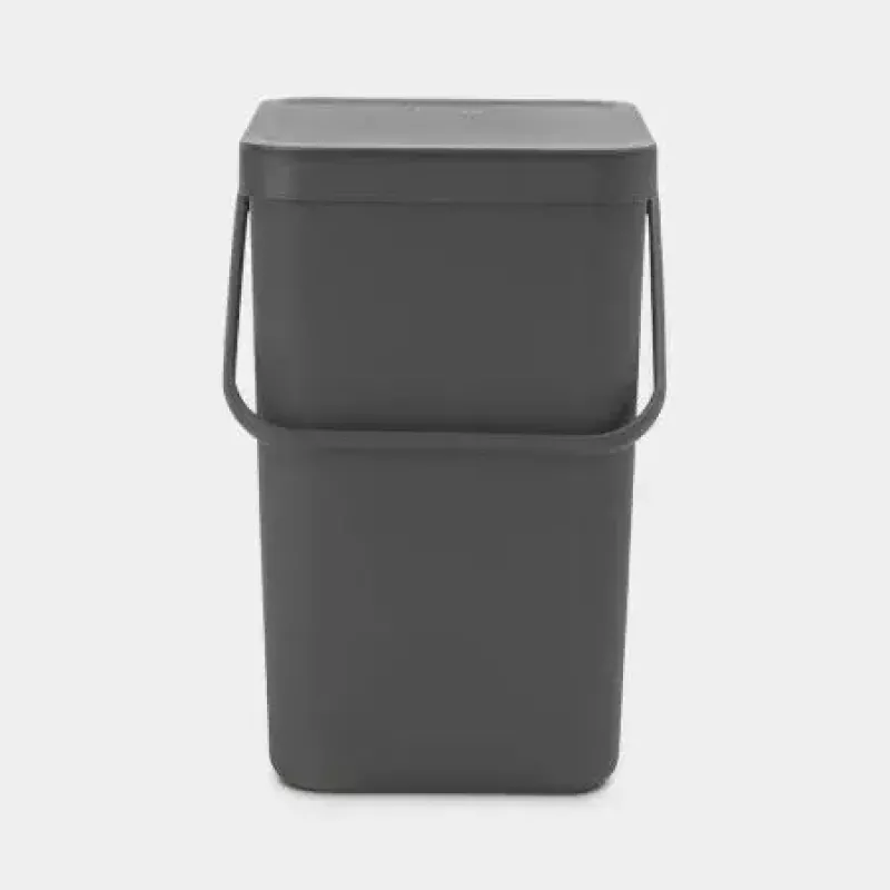 Odpadkový kôš Brabantia 129940 25 l obdĺžnikový plastový sivý