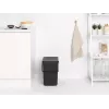 Odpadkový kôš Brabantia 129940 25 l obdĺžnikový plastový sivý