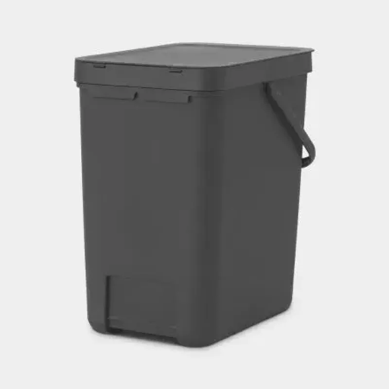 Odpadkový kôš Brabantia 129940 25 l obdĺžnikový plastový sivý